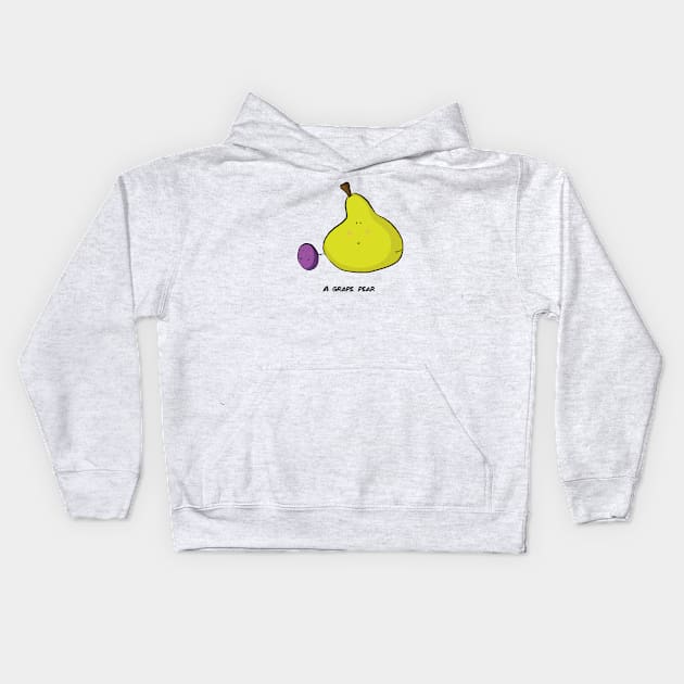 A grape pear Kids Hoodie by Dessert_comics